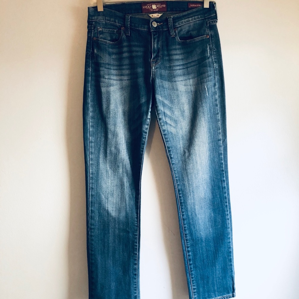❤️ Lucky 🍀 Brand Sophia Straight Ankle Pant